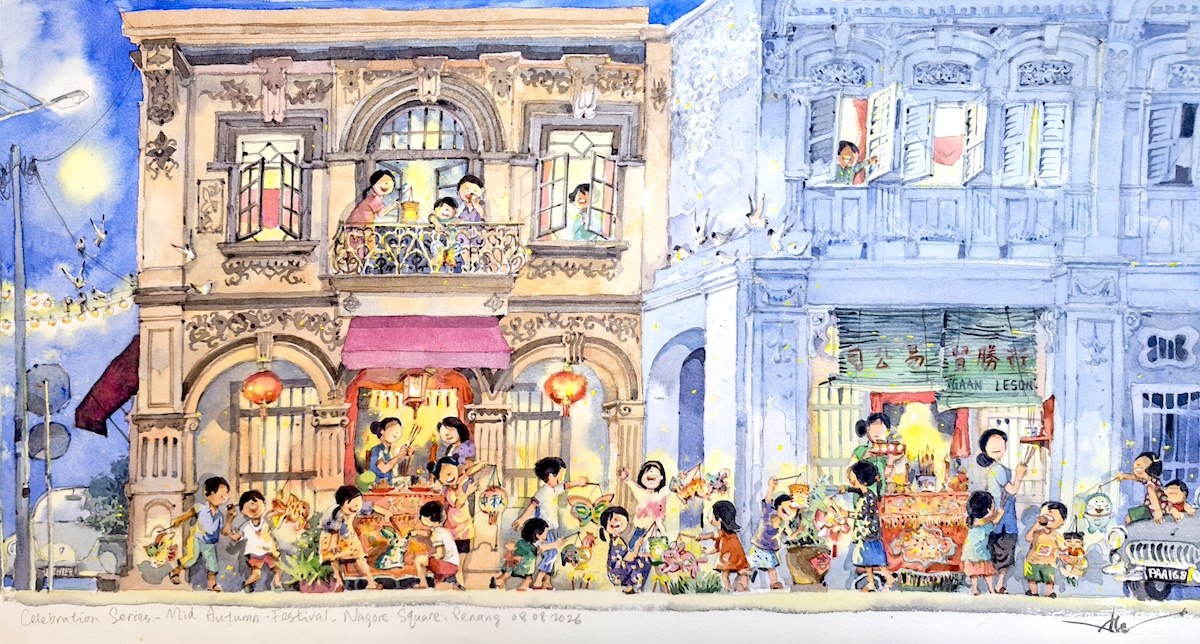 Celebration Series - Mid Autumn Festival, Nagore Square, Penang by Alex Leong