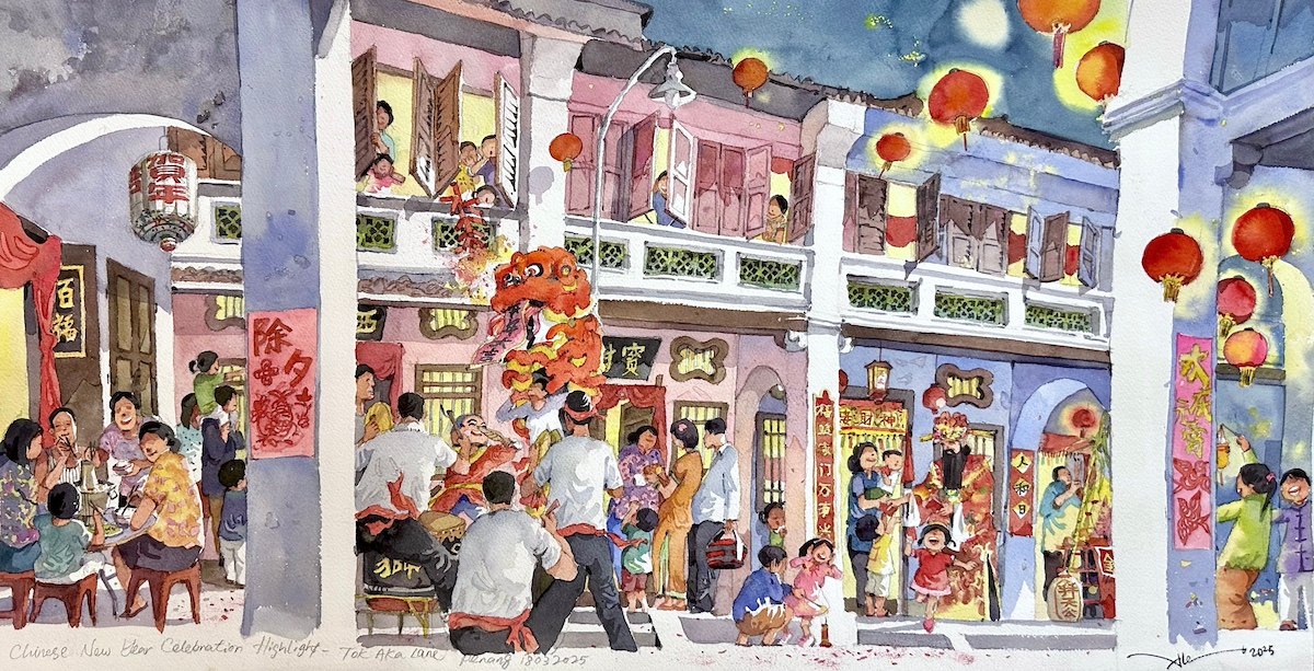 Chinese New Year Celebration Highlight - Tok Aka Lane, Penang by Alex Leong