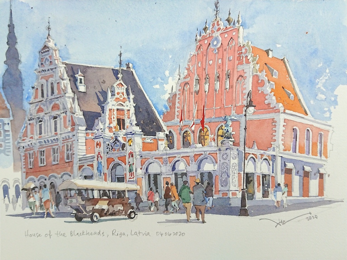 House of the Blackheads, Riga, Latvia by Alex Leong