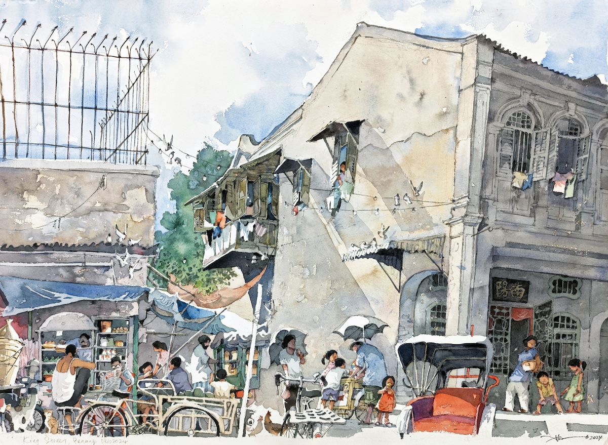 King Street, Penang by Alex Leong