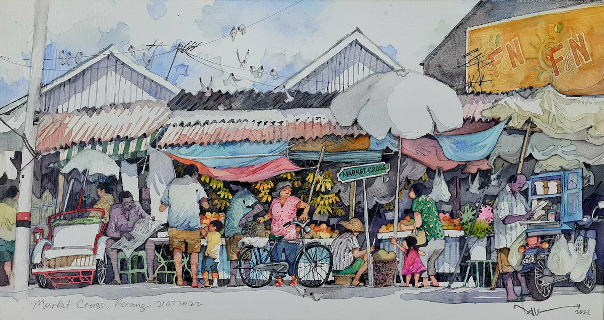 Market Cross, Penang by Alex Leong