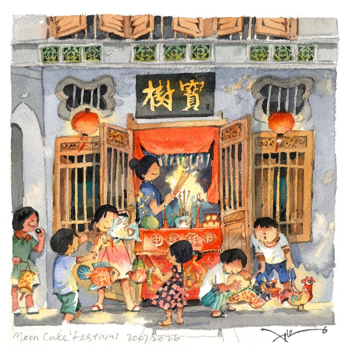 Moon Cake Festival by Alex Leong