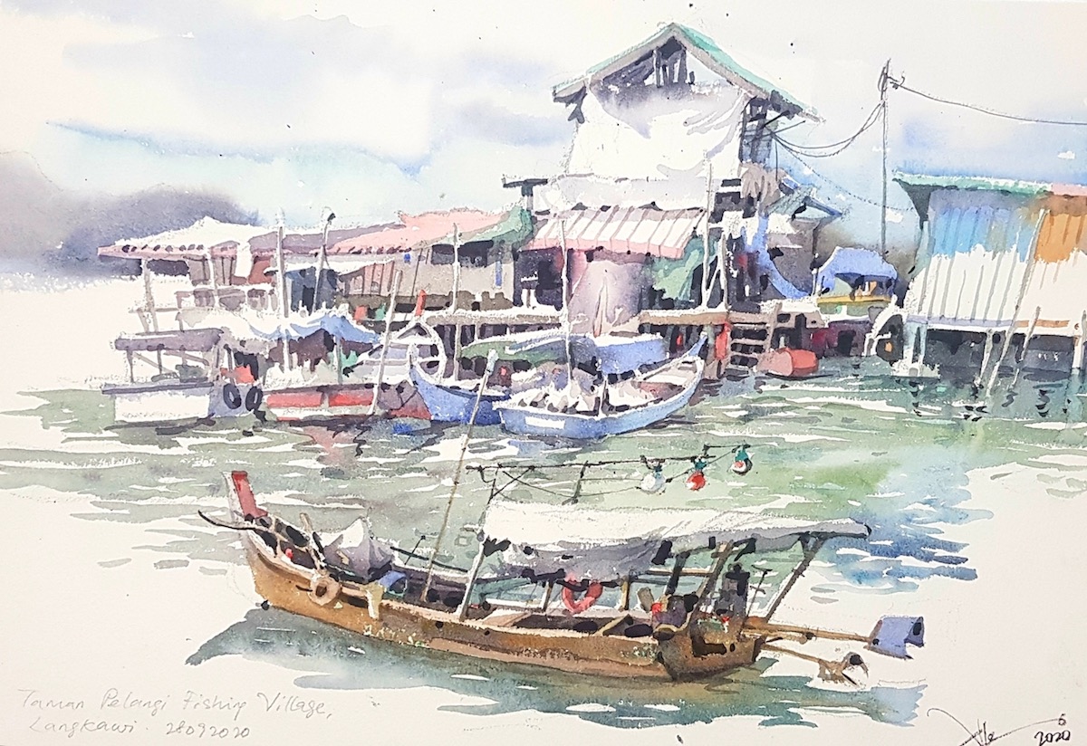 Taman Pelangi Fishing Village, Langkawi 2020 by Alex Leong