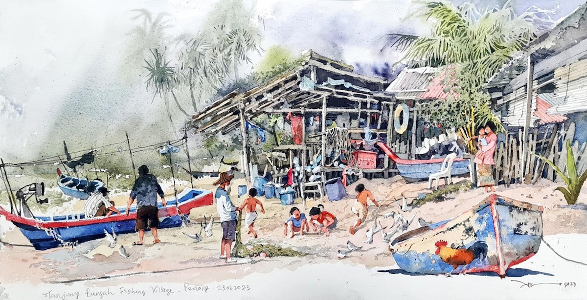 Tanjung Bungah Fishing Village, Penang by Alex Leong