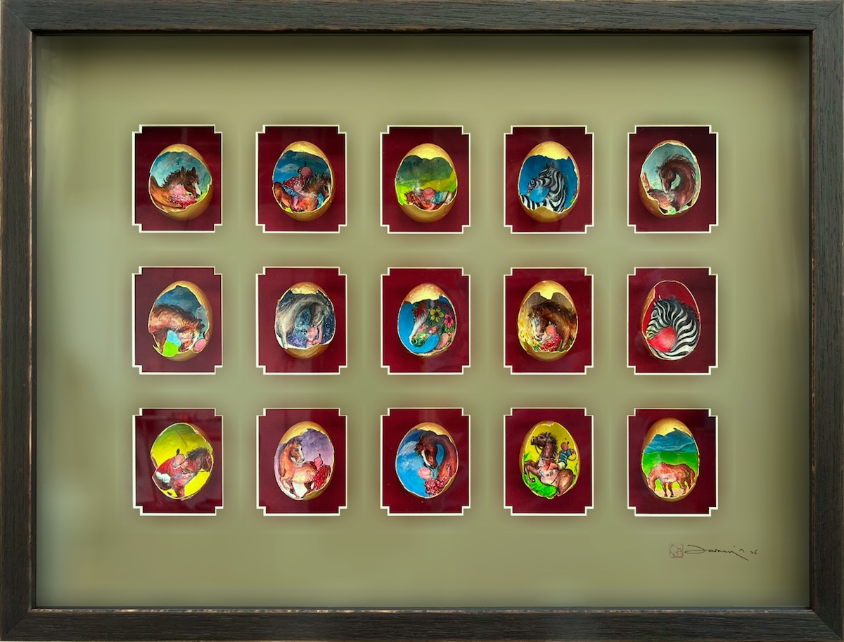 Nyonya with Horse Warmth Within by Jason Min