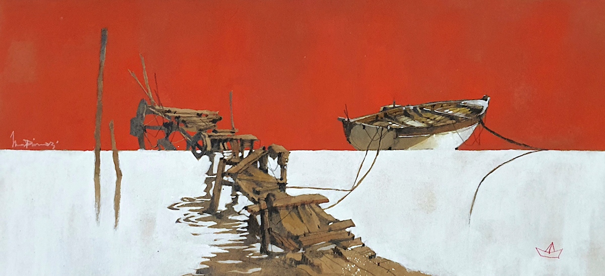 A boat. A horizon. Silence between V by Kek Hoon Pin