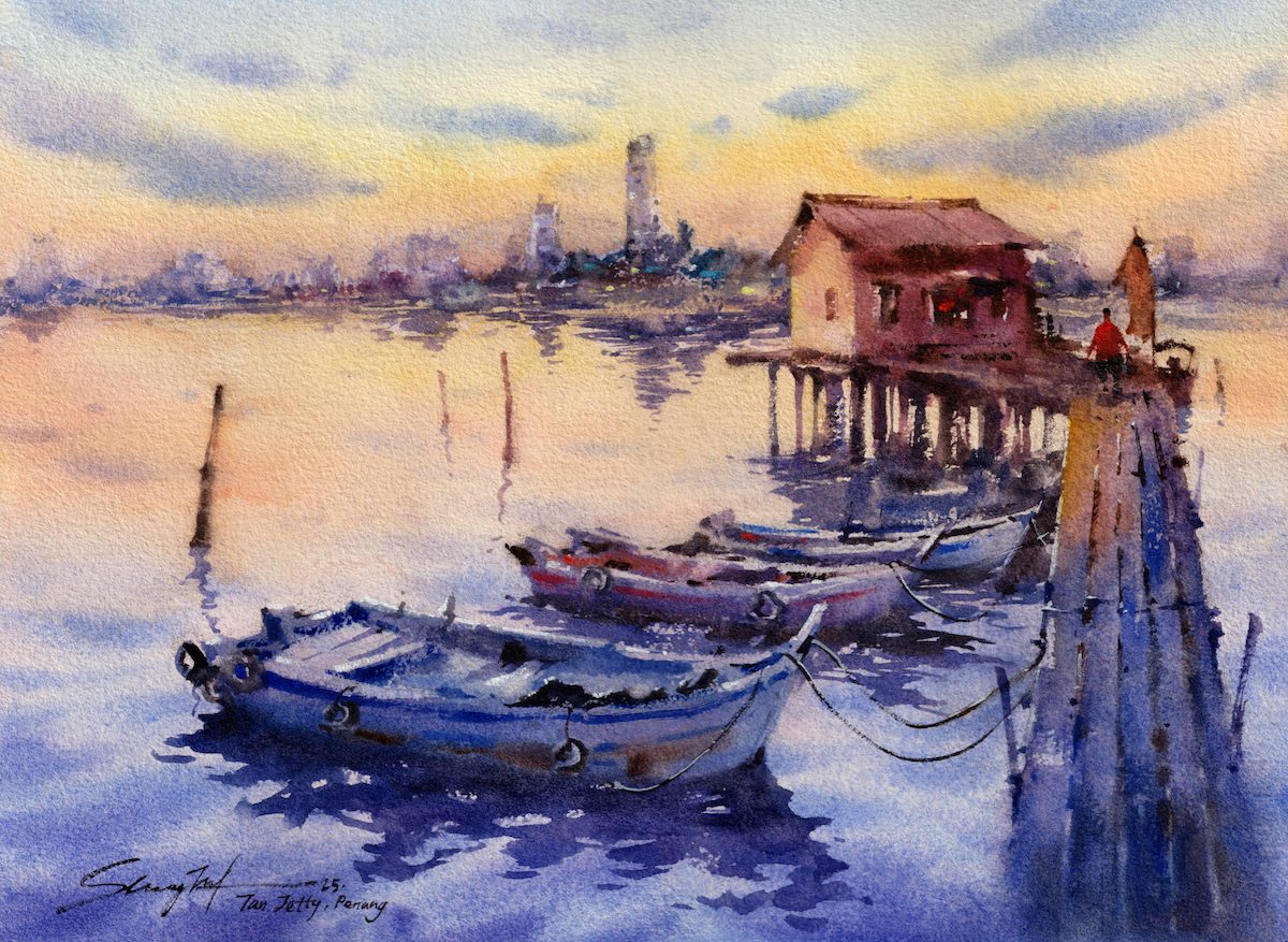 Sailing at Sunrise by Koay Sheng Tat