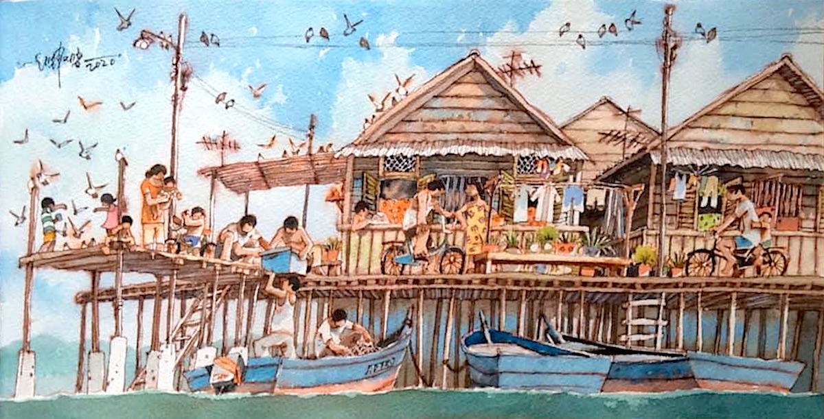 Chew Jetty, 2020 by Lee Eng Beng
