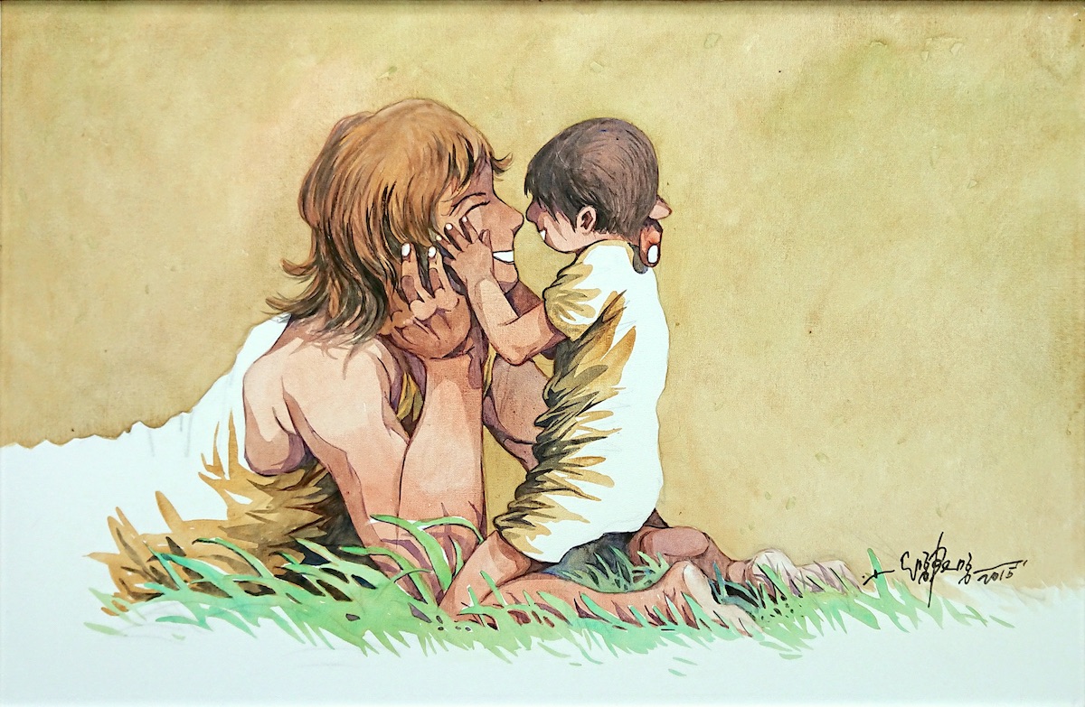 Maternal Joy by Lee Eng Beng