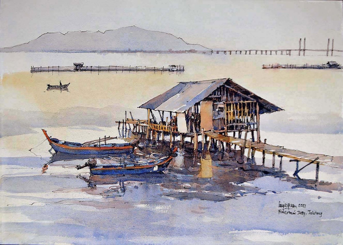 Fishermen's Jetty, Jelutong by Lim Jee Yuan