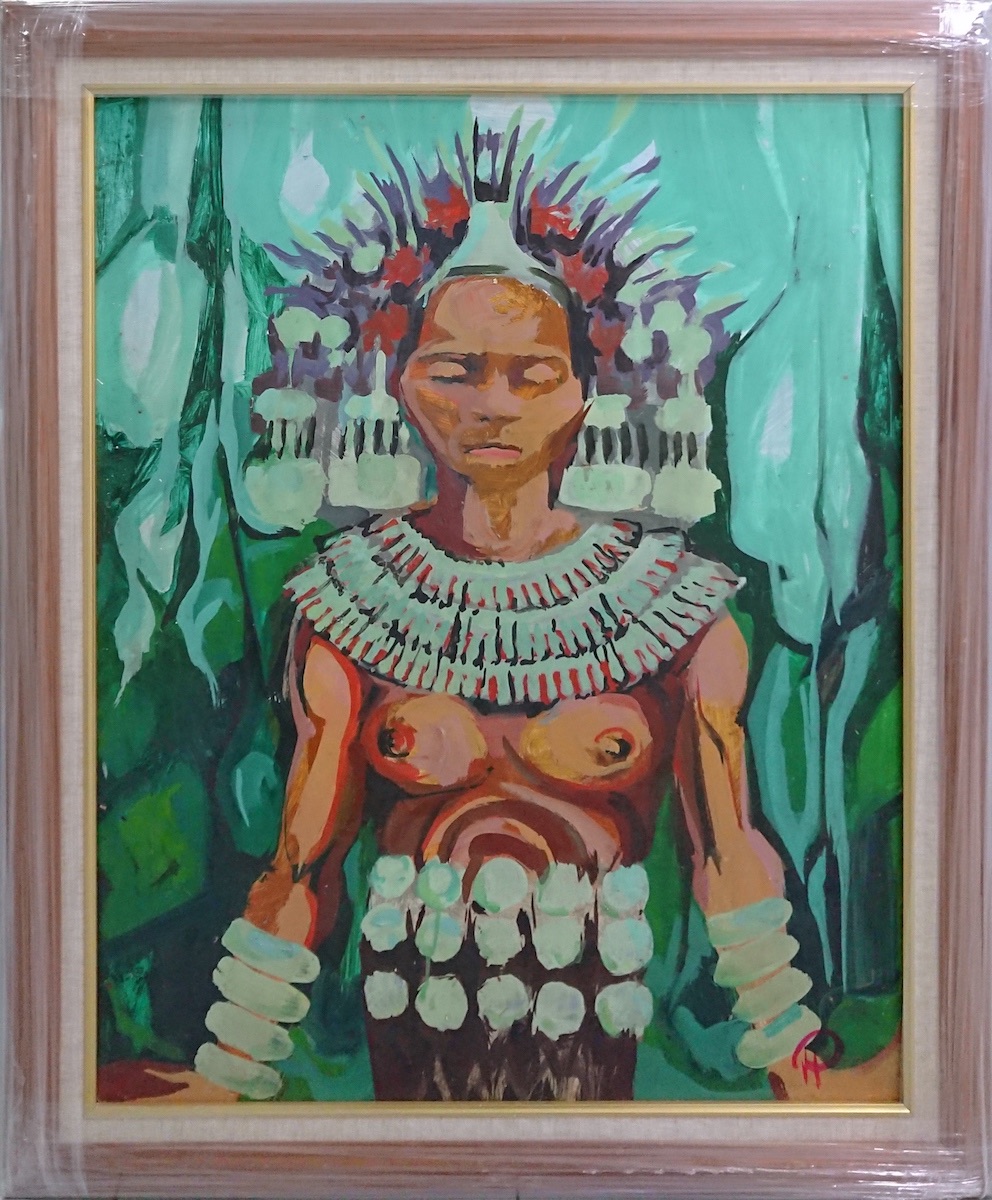 Sabah Native Lady, 1965 by Peter Harris