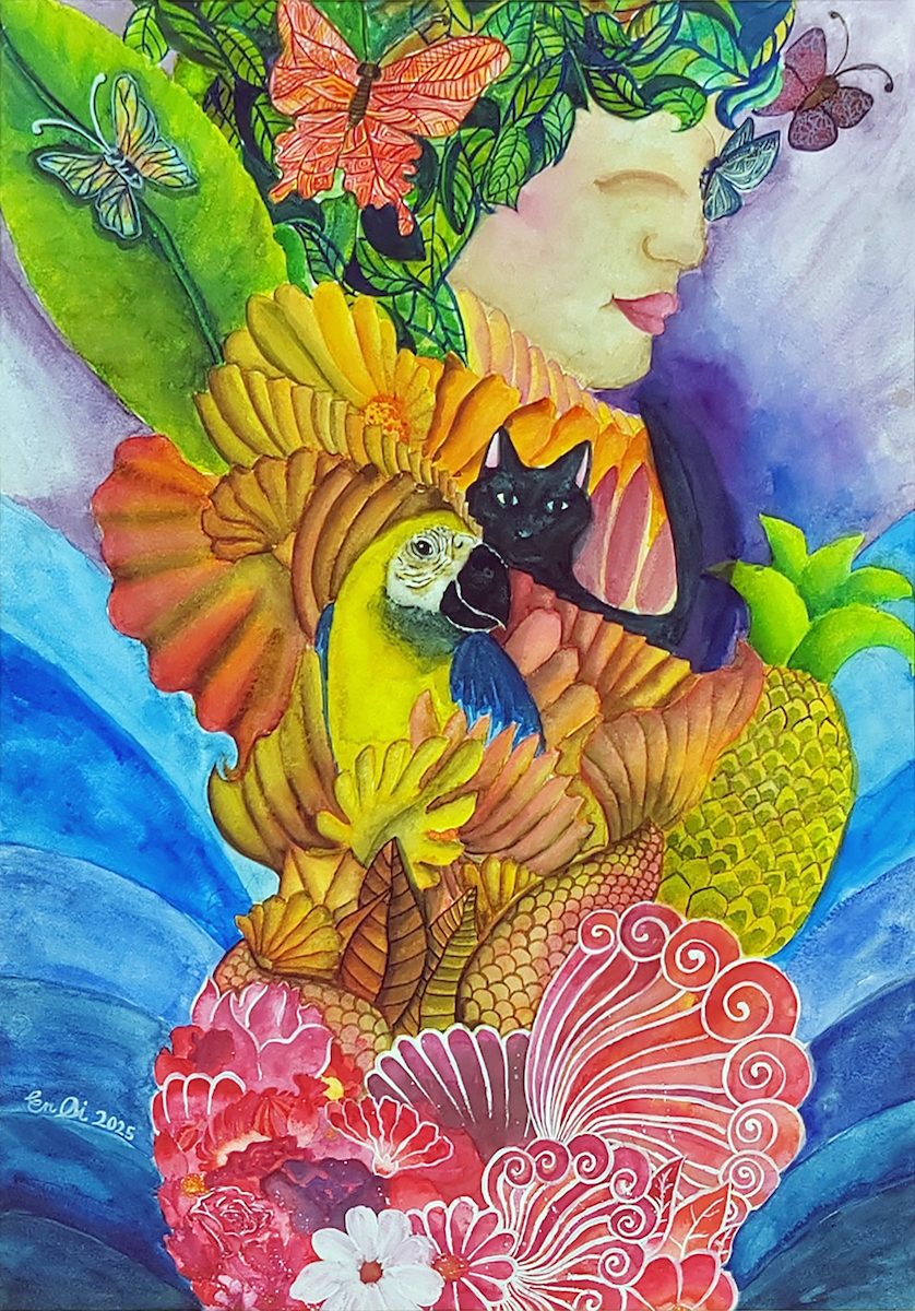 Delicate Interaction by Jessica Ong En Qi