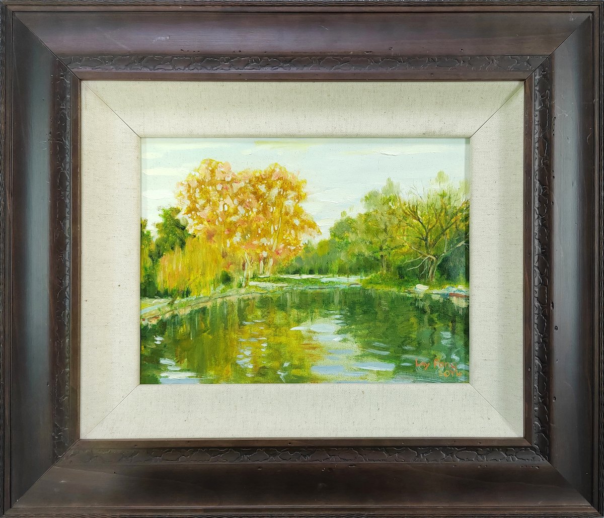 Serene River On a Autumn Morning by Goh Lay Fong